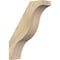 Ekena Millwork 6"W x 20"D x 26"H Funston Rough Sawn Knee Brace, Douglas Fir BRC06X20X26FST00RDF - alternate 1